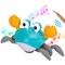 Crawling Crab Baby Toy Led Music Interactive Learning Rechargeable Green Abs